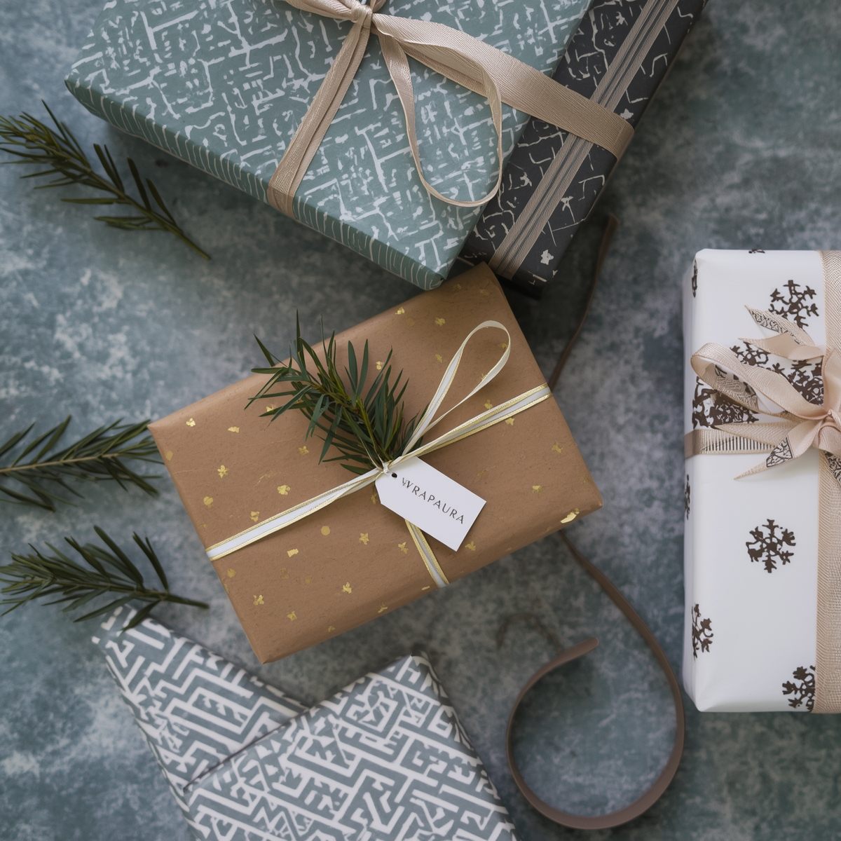 Festive seasonal gift wrapping by Creativespecial