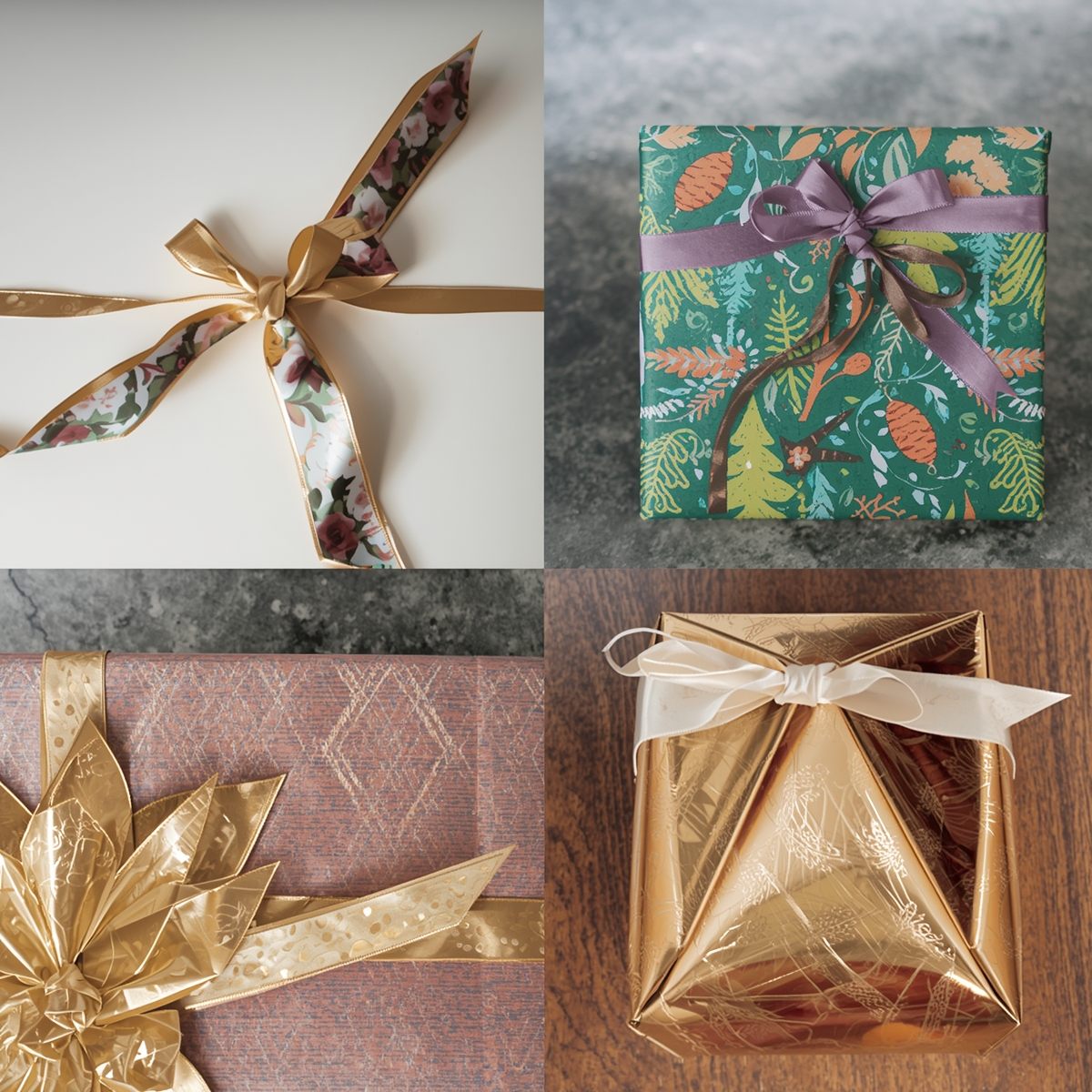 Luxury metallic gift wrapping by Creativespecial